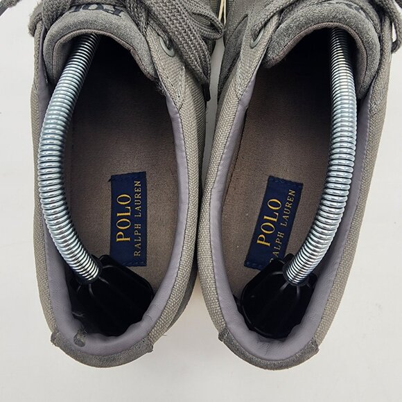 Polo Ralph Lauren Halmore Mens Suede and Heathered Canvas Sneaker Size 11 D‎ - Picture 6 of 9